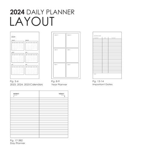 myPAPERCLIP 2024 Daily Planner Model M2 - Stationery Guy